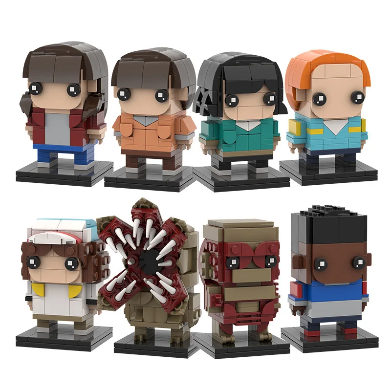 

TV Movie MOC Construction Block Set Mike Dustin Eleven Building Blocks Figures Children Toys Collection Things Birthday Gift