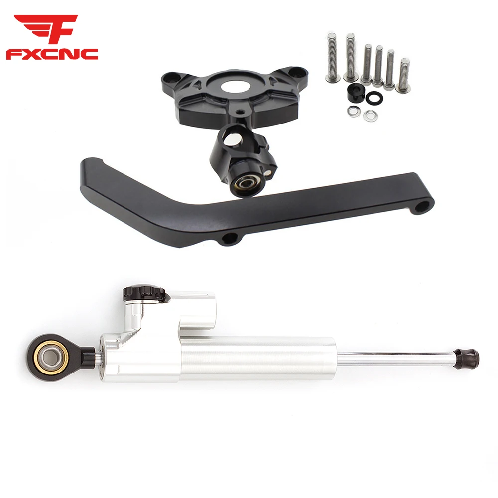 For Kawasaki Z1000 2014-2016 CNC Motorcycle Steering Dampers Stabilize Damper Bracket Mounting Kit