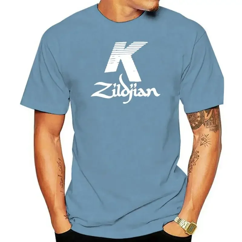 Mens Tshirt S to 5XL O-Neck Sunlight Men T-Shirt top tee Zildjian K Percussion Drums Cymbal Logo Black T-Shirt men clothing tops