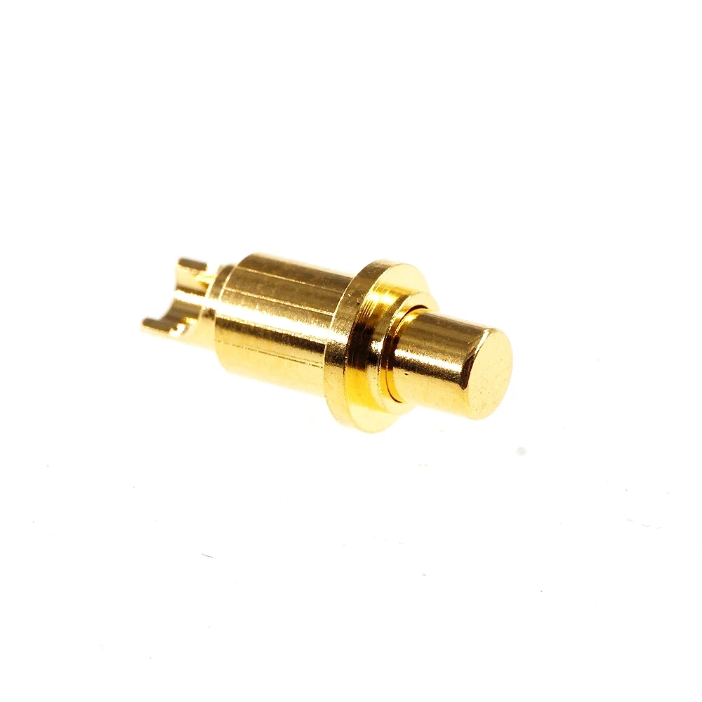 2 Pcs Gold Plated 3u Stroke 2.5mm 5.5x10.6 mm Probe 20 Amps PogoPin Low Voltage 12V M3228 20A High Current Pogo Pin Connector