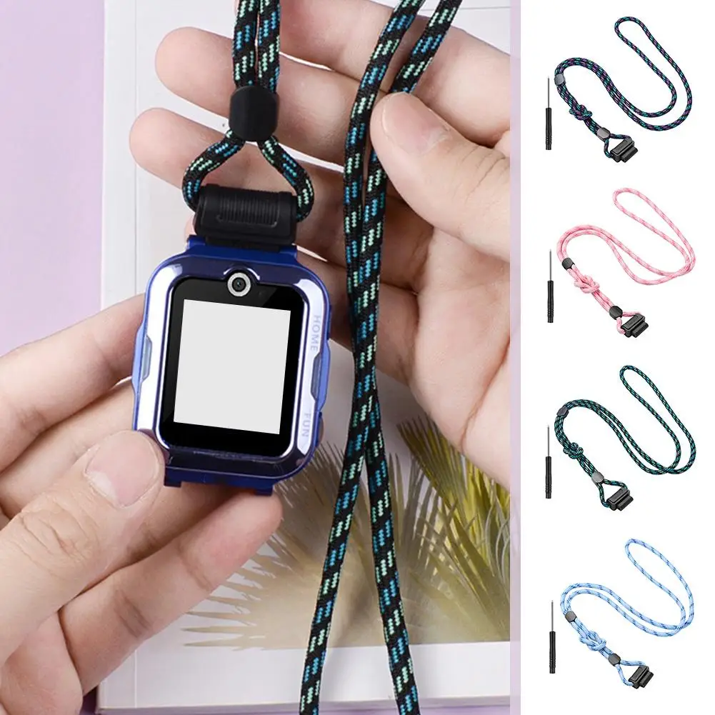 Neck Lanyard Strap for HUAWEI WATCH KIDS 4Pro 3S 3Pro 4X 5X Pro Anti-loss Straps Minimalist Design K4H7