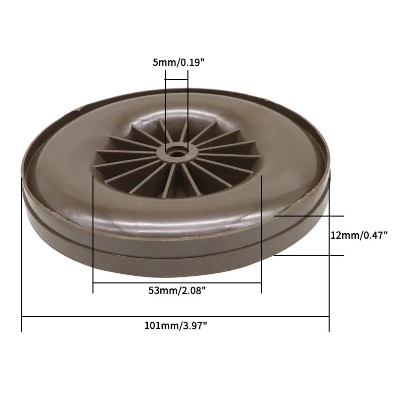 Ventilatormotoraccessoires Windwiel Binnenwiel voor 5 kW Air Diesel Standkachels voor Eberspacher