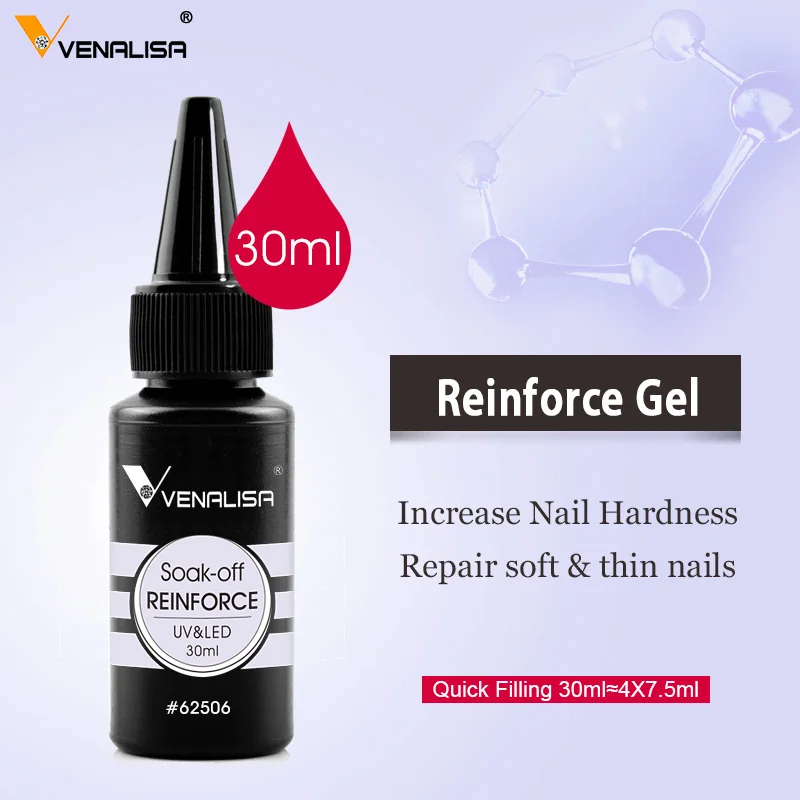 30/60 ml VENALISA Diamond Long Wear Top Coat Nachfüllung mit großem Volumen, ultraglanz, nicht abwischbar, Anti-Gelbfärbung, kein Brennen, Verlängerungsgel