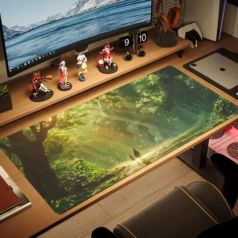 Fantasy Forest Mouse Pad Large MousePad carpet XXL Gaming Rubber Lock phone Desk playmat Mat Computer monitor Gamers work office