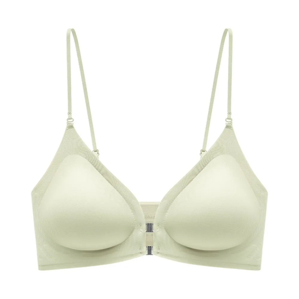 

Front Buckle Wireless Deep V Bra Shockproof Anti-sagging Push Up Brassiere Gathered Breasts Lingerie Seamless Bras Gifts