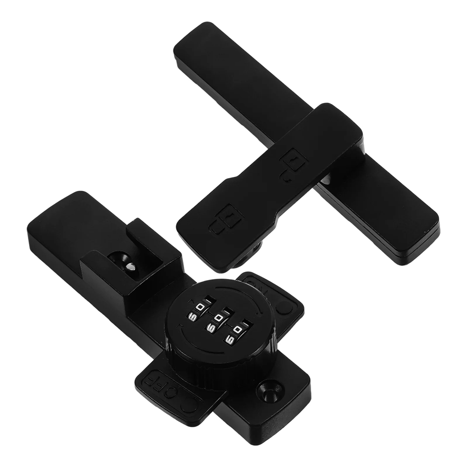 

1 set Cabinet Password Lock Black Latch Drawer Combination Wardrobe Durable Mechanical Anti Theft File Door Display Code