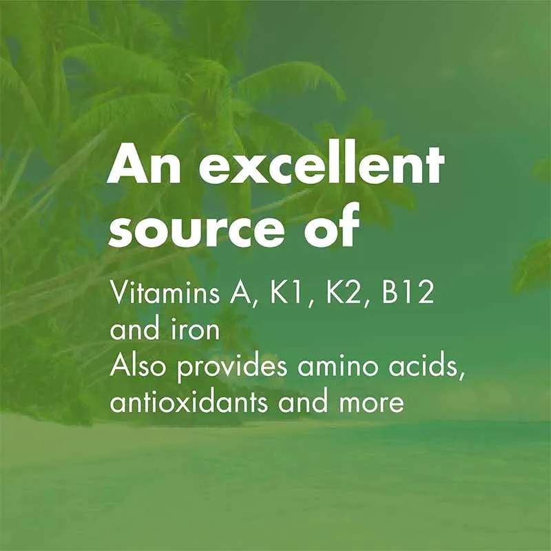 Pure Hawaiian Spirulina Capsules - Helps Detoxification, Immune System, Cardiovascular, Antioxidants