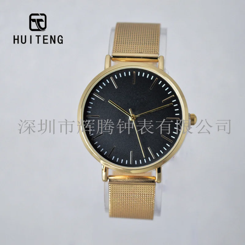 

Men's Watch Steel Mesh Ribbon Environmental ElectroplatingUPDial Manufacturers Cheap Watches