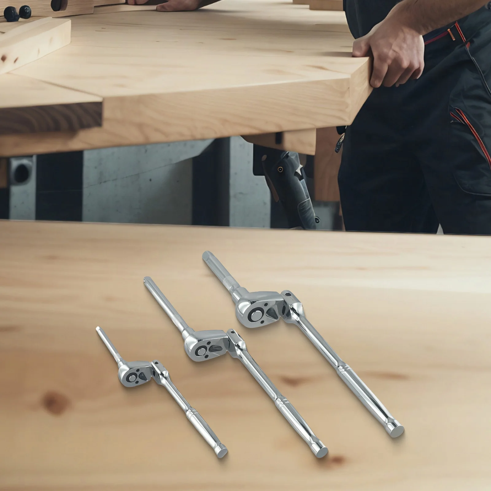 180 Degree for flex Head 72 Tooth Ratchet For Hard-to-Reach Areas 5-Degree Swing Dual Directions Ratchet For Toolboxes