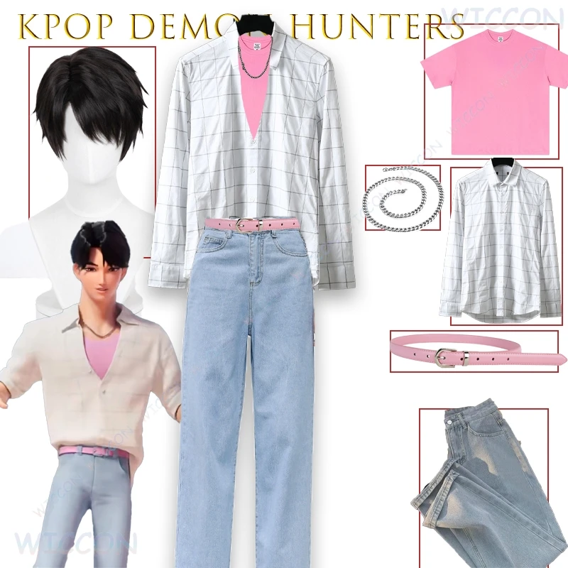 

Kpop Demon Stage Performance Hunters Jinu Saja Boys Soda Pop Shirt Cosplay Costume Boy Group Dance Outfit Trending On AliExpress