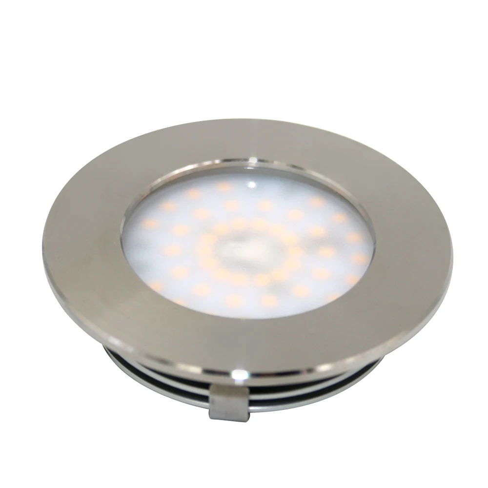 

6W 316SS RGBW Dimmable Marine Boat Ceiling Light Led Indoor Bedroom Round Flush Mount Panel Recessed Led Ceiling Light