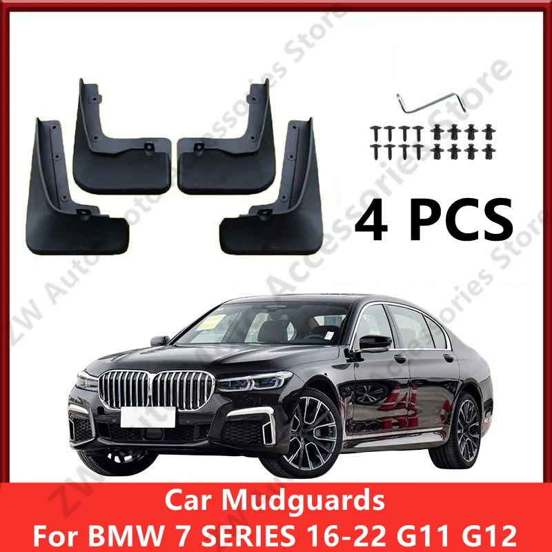 

Car Mudguards For BMW 7 SERIES 16-22 G11 G12 Mud Guards Fender Flare Mudflaps Exterior Parts Auto Accessories Refit