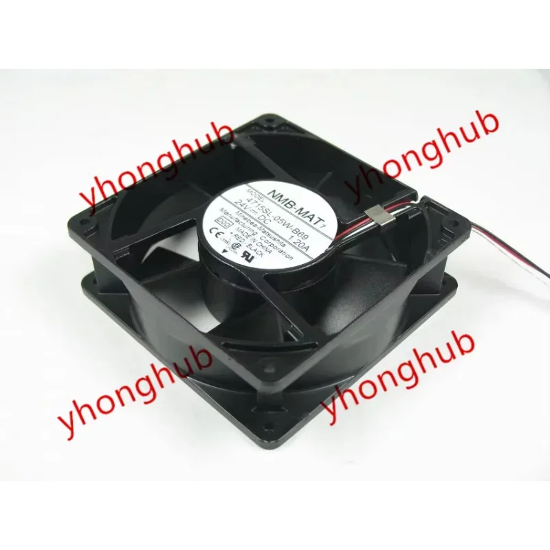 NMB-MAT 4715SL-05W-B69 D00 DC 24V 1.20A 120x120x38mm Server Cooling Fan