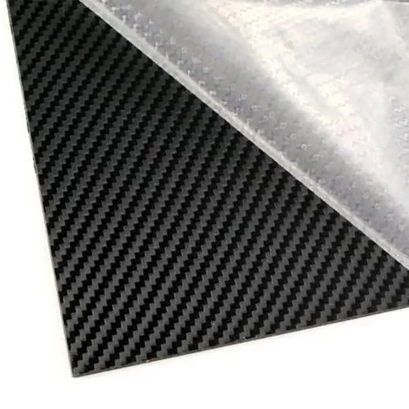 4 Sizes 1MM Thick Carbon Fibre Twill Pattern Sheath DIY Making Material KYDEX Thermoform Board Sheet Thermoplastic Plate Holster