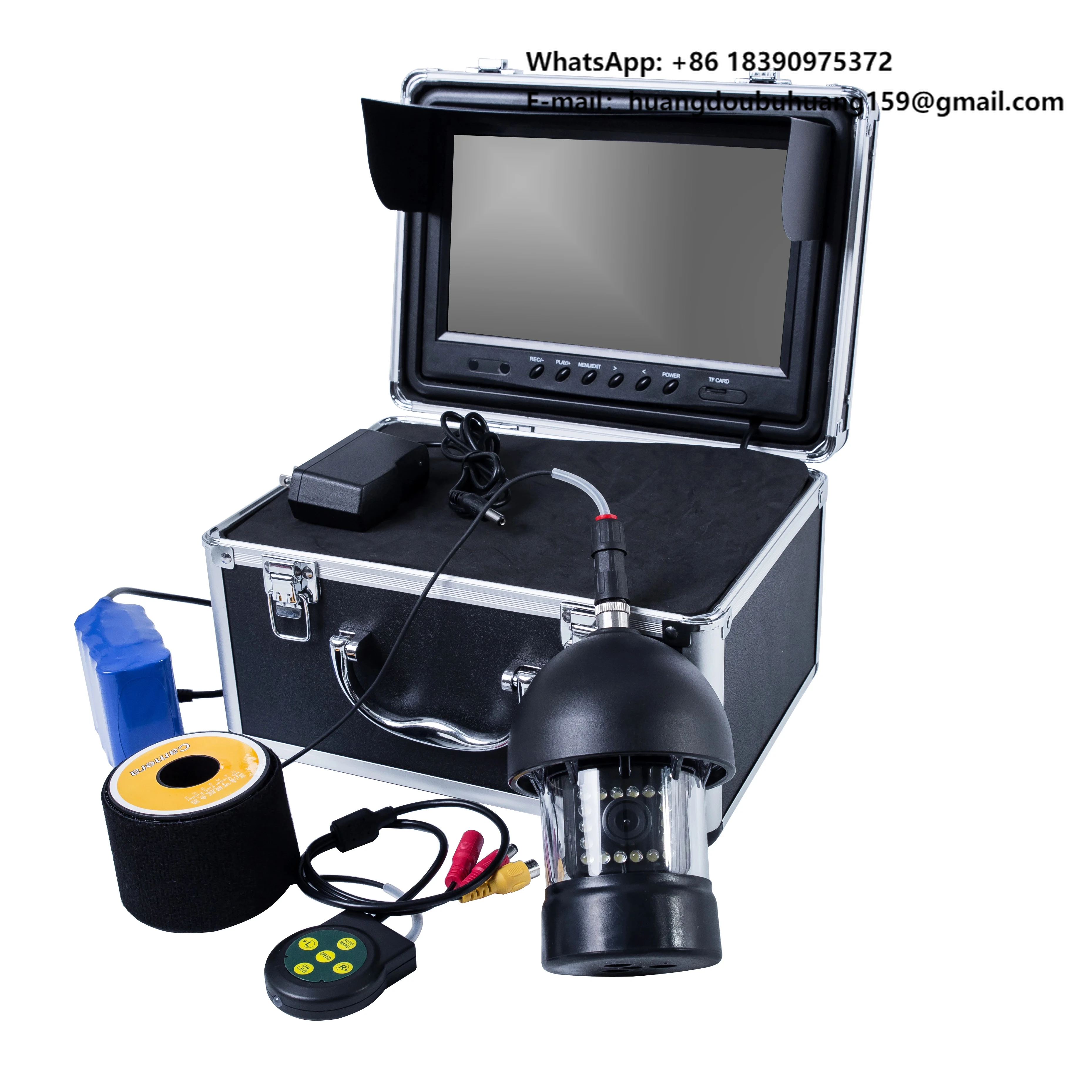 

Factory Direct Sales 30m 7Inch LCD Underwater Fder DVR Video Cera UnderWater Fishing Cera 360 Degree Rotation Remote