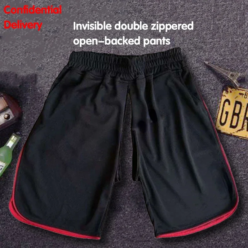 في الهواء الطلق مفتوحة المنشعب السراويل الجنسية ، السراويل الساخنة الغريبة الذكور كرة السلة Sweatpants ، السراويل الصيف الرياضية الرجال ، زوجين ملابس الشارع الشهير غير رسمية