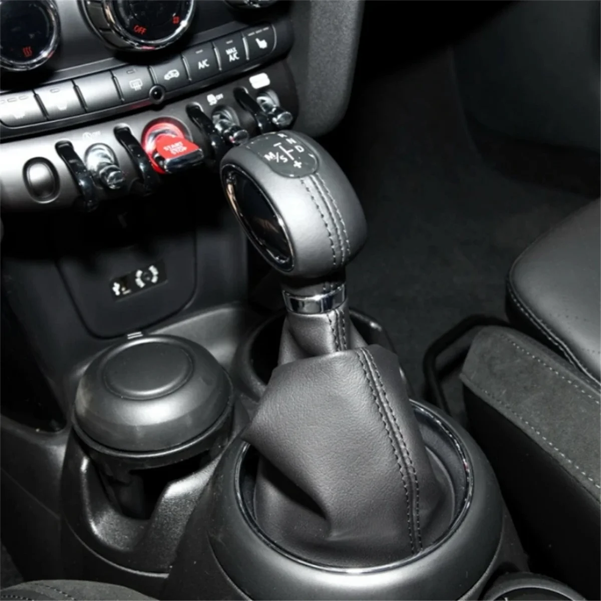 سيارة والعتاد التحول كرة اليد رافعة شيفتر المقبض زر لسيارات BMW ميني كوبر F54 F55 F56 F57 F60 2014-2021