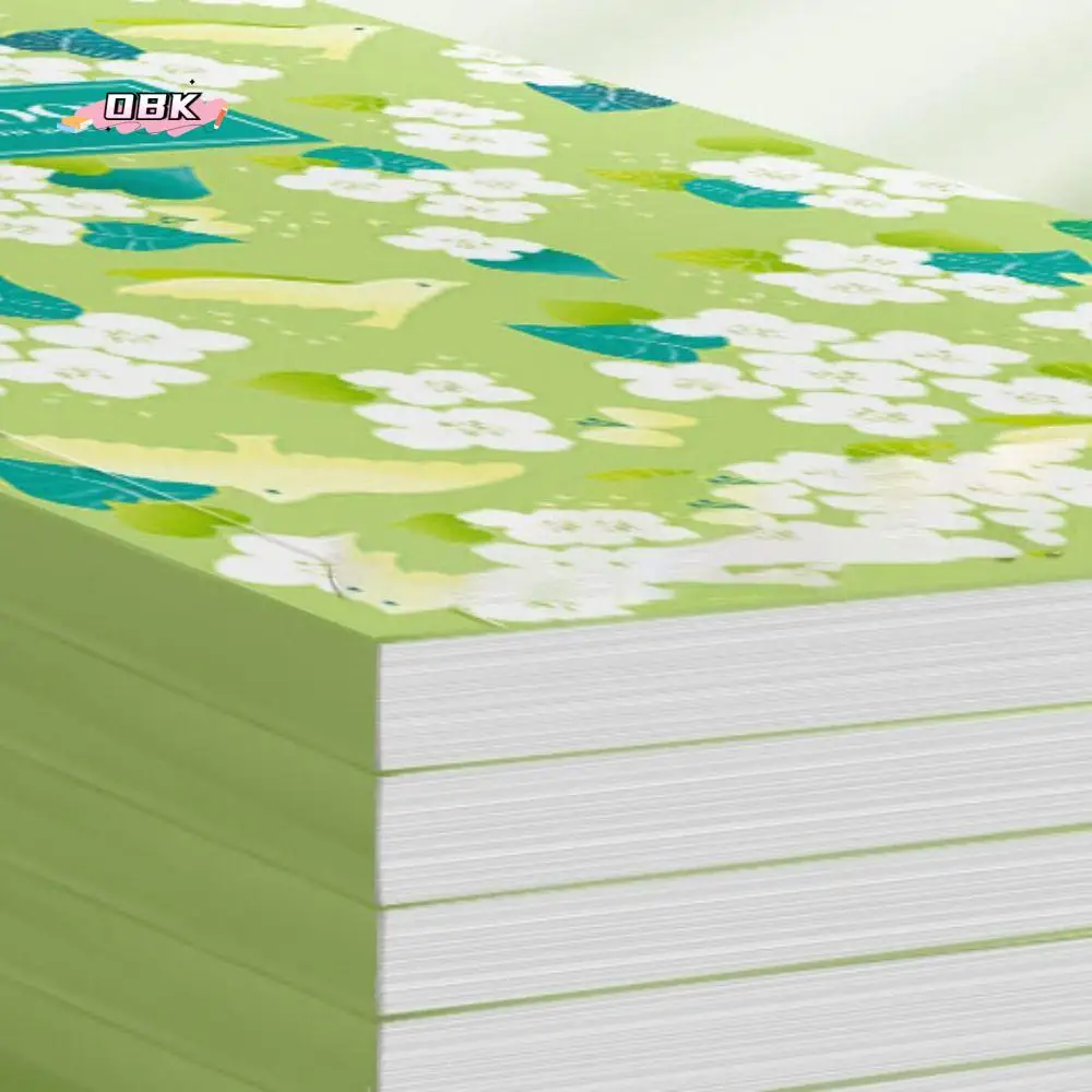 2 قطعة القرطاسية B5 دفتر مذكرات خط أفقي الكرتون اجتماع دقائق كتاب زهرة Ins نمط اللوازم المدرسية مكتب