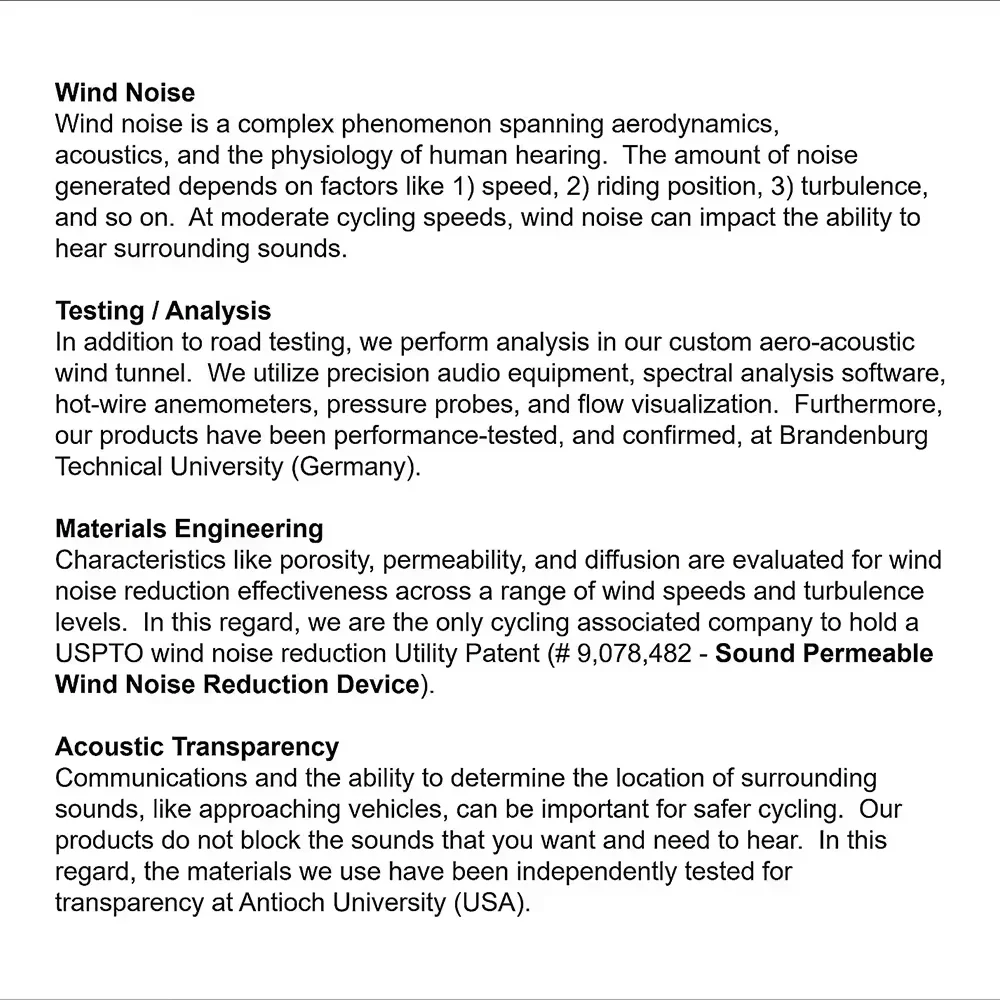 مخفض ضوضاء الرياح لركوب الدراجات من AirStreamz لمعدات الرياضة واللياقة البدنية #6