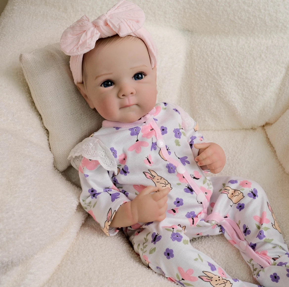 18 inch Bettie levensechte herboren babypop – handgemaakte realistische pasgeboren met 3D-huid en zichtbare aderen verjaardagscadeau voor kinderen