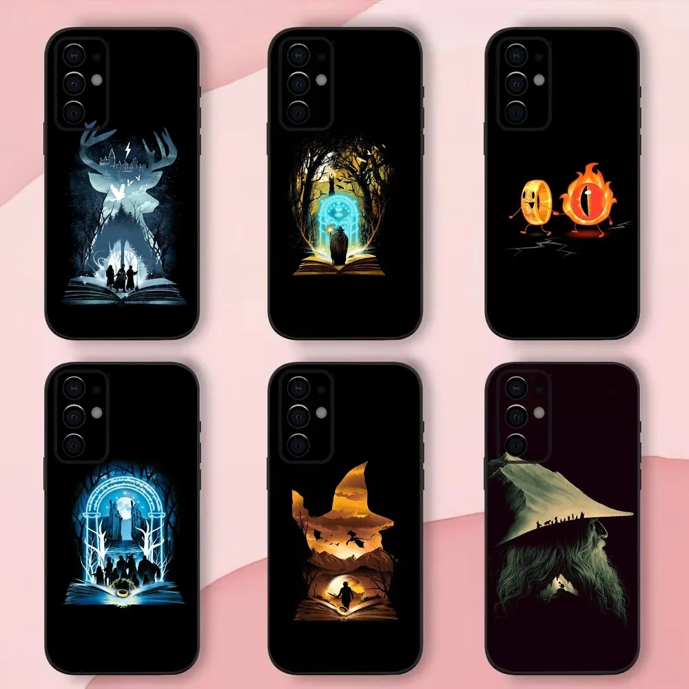 Film The L-Lord R-Rings Phone Case For Samsung S24,S21,S22,S23,S30,Ultra,S20,Plus,Fe,Lite,Note,10,9,5G Black Soft Shell