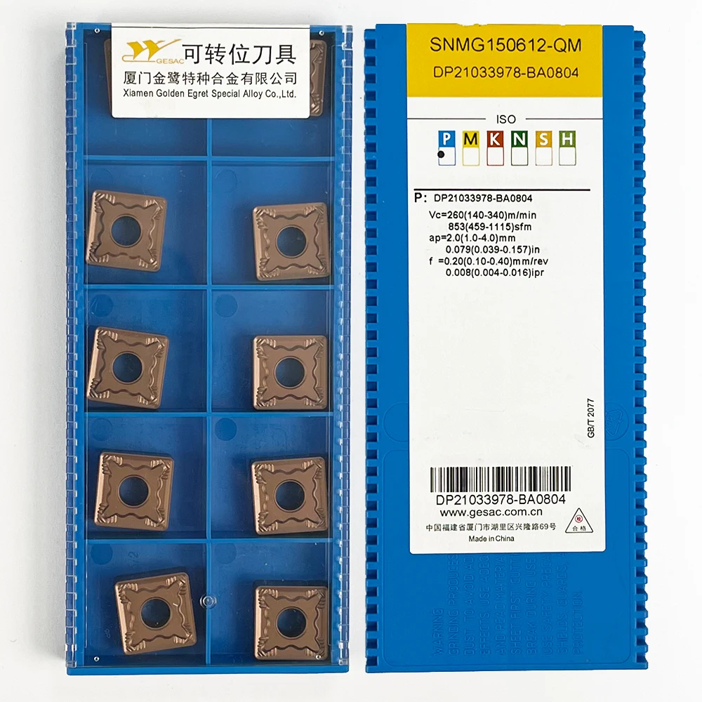 

HUAZHICHUN SNMG150612-QM GPT6120 CARBIDE INSERT