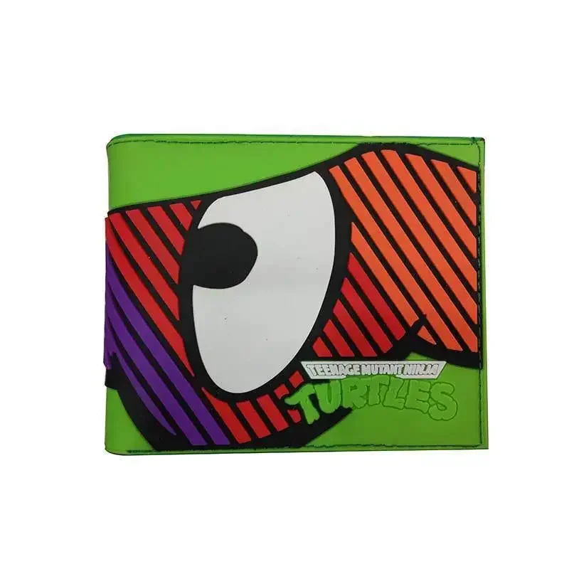 Teenage Mutant Anime Ninja Turtles Wallet Kawaii Coin Clips Purse Cute Cartoon Figure Card Holders TMNT Accessoeris Boys Gift