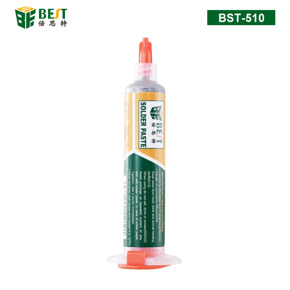 10cc Syringe Tin Slurry Medium Temperature Tin Slurry 183 Degree Sn63/Pb37 Solder Paste for PCB Soldering  Repair Tools