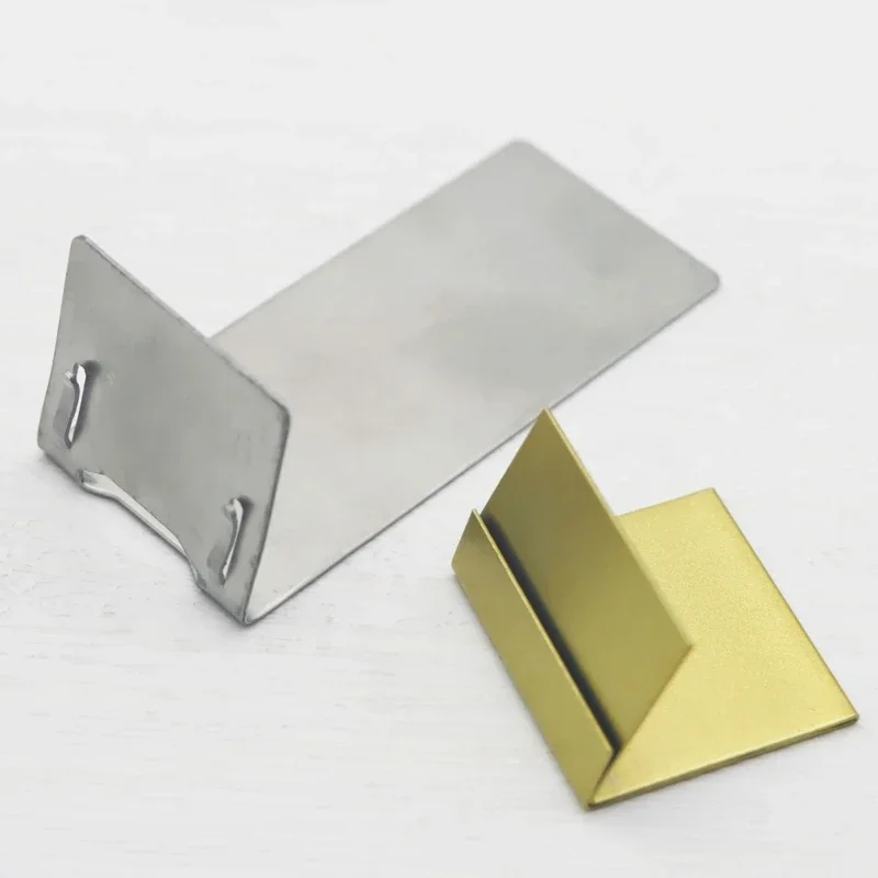12 stücke Tisch Karte Lagerung Steht Metall Handy Halter Clip Visitenkarte Display Rack Konferenz Zimmer Zubehör