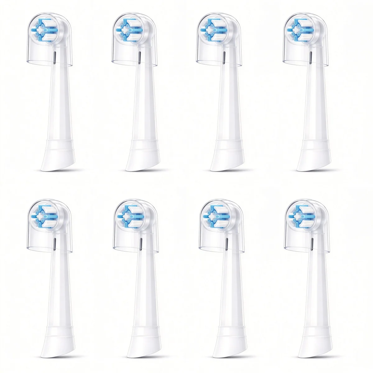For Oral-B IO 2 Replacement Toothbrush Heads Sonic Electric Vacuum DuPont Toothbrush Soft Bristle Brush Heads 2/4/8PCS