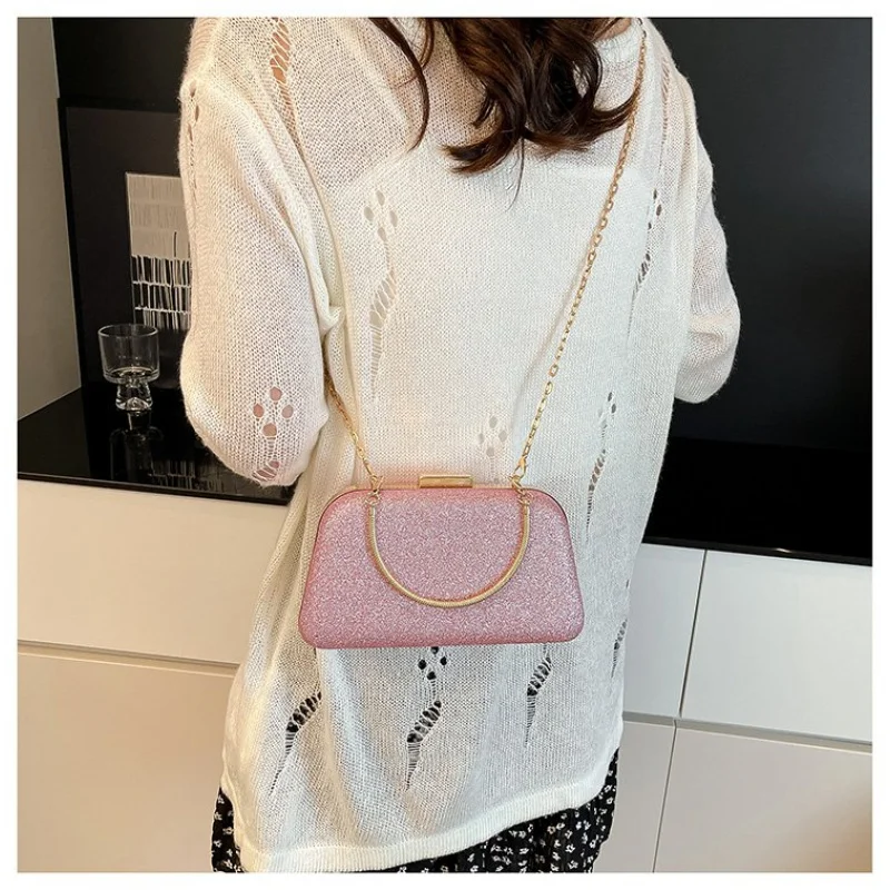 

Deluxe Women's Shoulder Bag Made Of Glen-Printed Leather Featuring Paris Casual Elegant Lightweight Soft Daily Look​