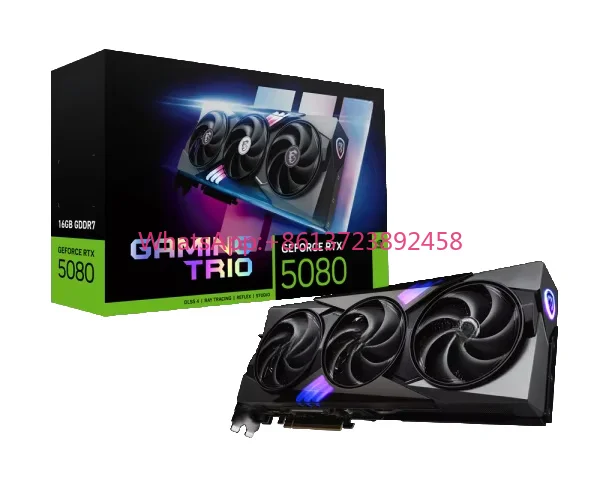 

GeForce RTX 5080 16G GAMING TRIO OC WHITE G5090-32GTC 32GB GDDR7 512-bit PCIe 5.0 Desktop Graphics Card