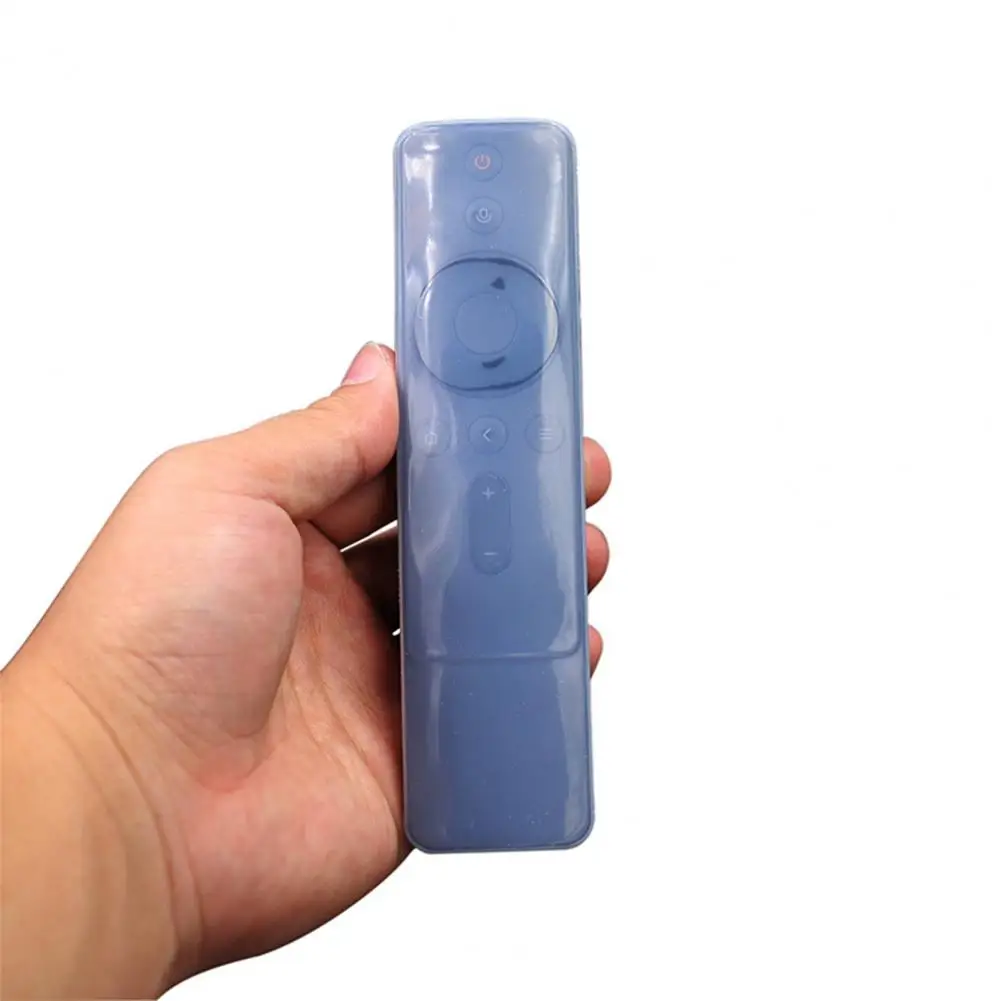 Compact  Cover Soft Transparent Remote Controller Cover Convenient Solid Color Shell