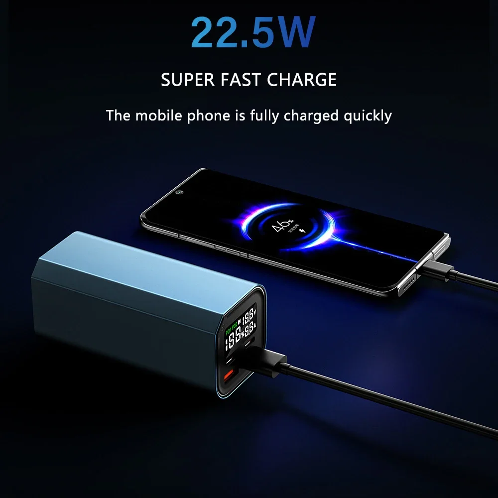 new PD100W bi-directional high power super fast charging 20000mAh mobile power notebook charging treasure