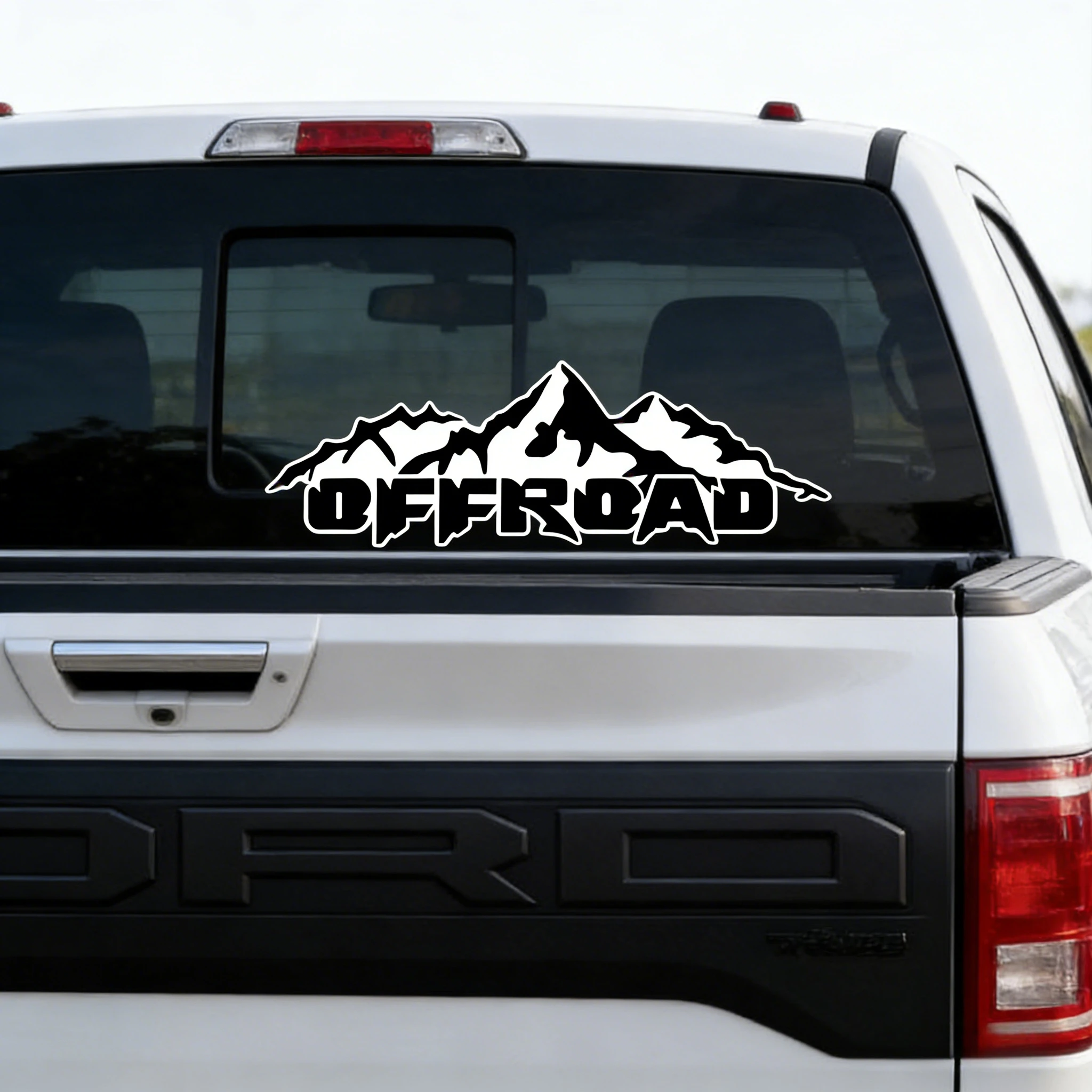 

Off-Road Mountain Graphic Car Sticker | Waterproof & UV Resistant Vinyl Decal, Durable Exterior Decoration for SUV, Truck