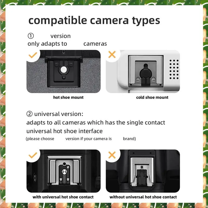 

JAJA YN6 Mini Camera Flash Hot Shoe For Mirrorless Cameras For Sony Canon Nikon Panasonic B