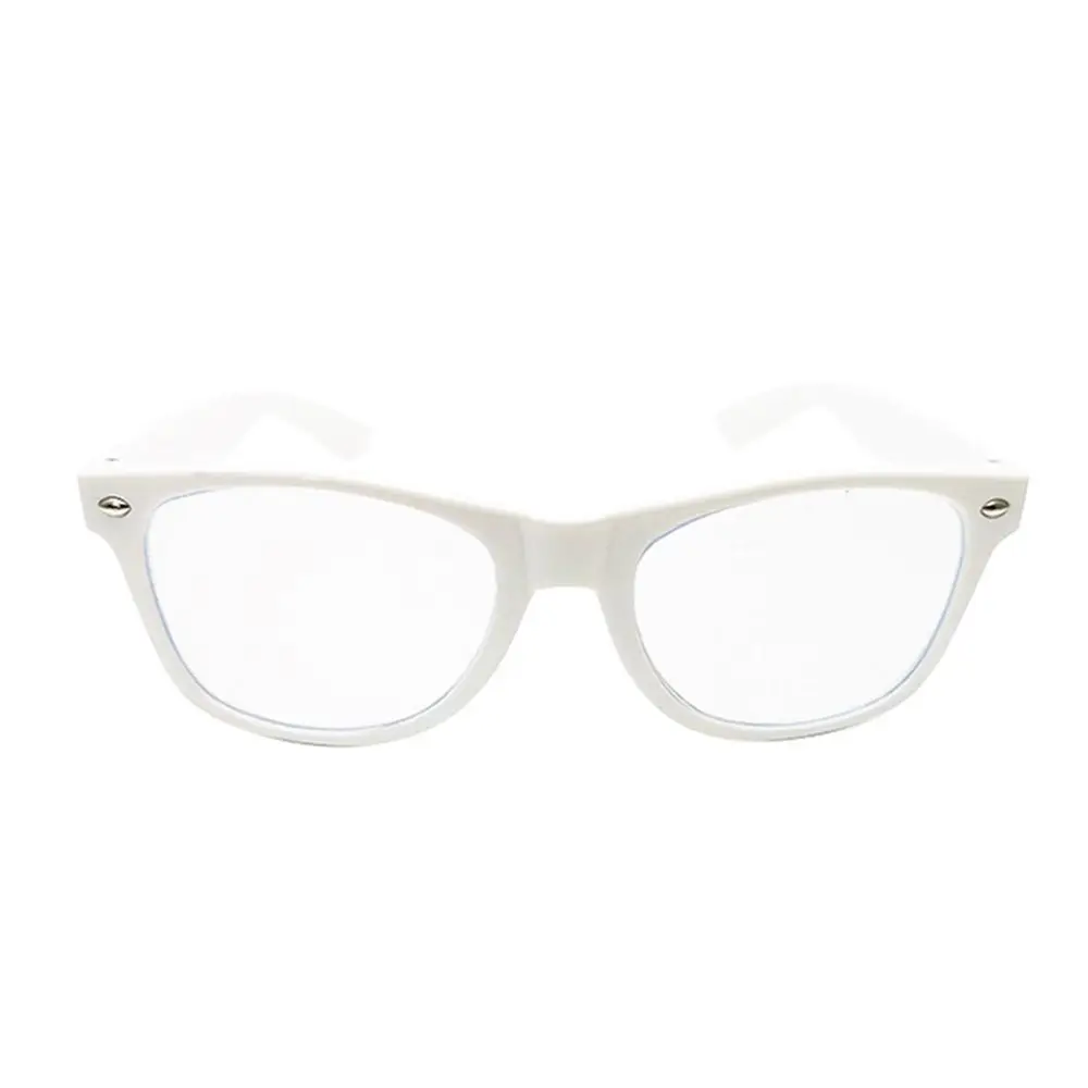 패션 남성 특수 효과 플라스틱 사각 프레임 하트 효과 안경 여성 선글라스 아이웨어 액세서리 야간 PC 안경