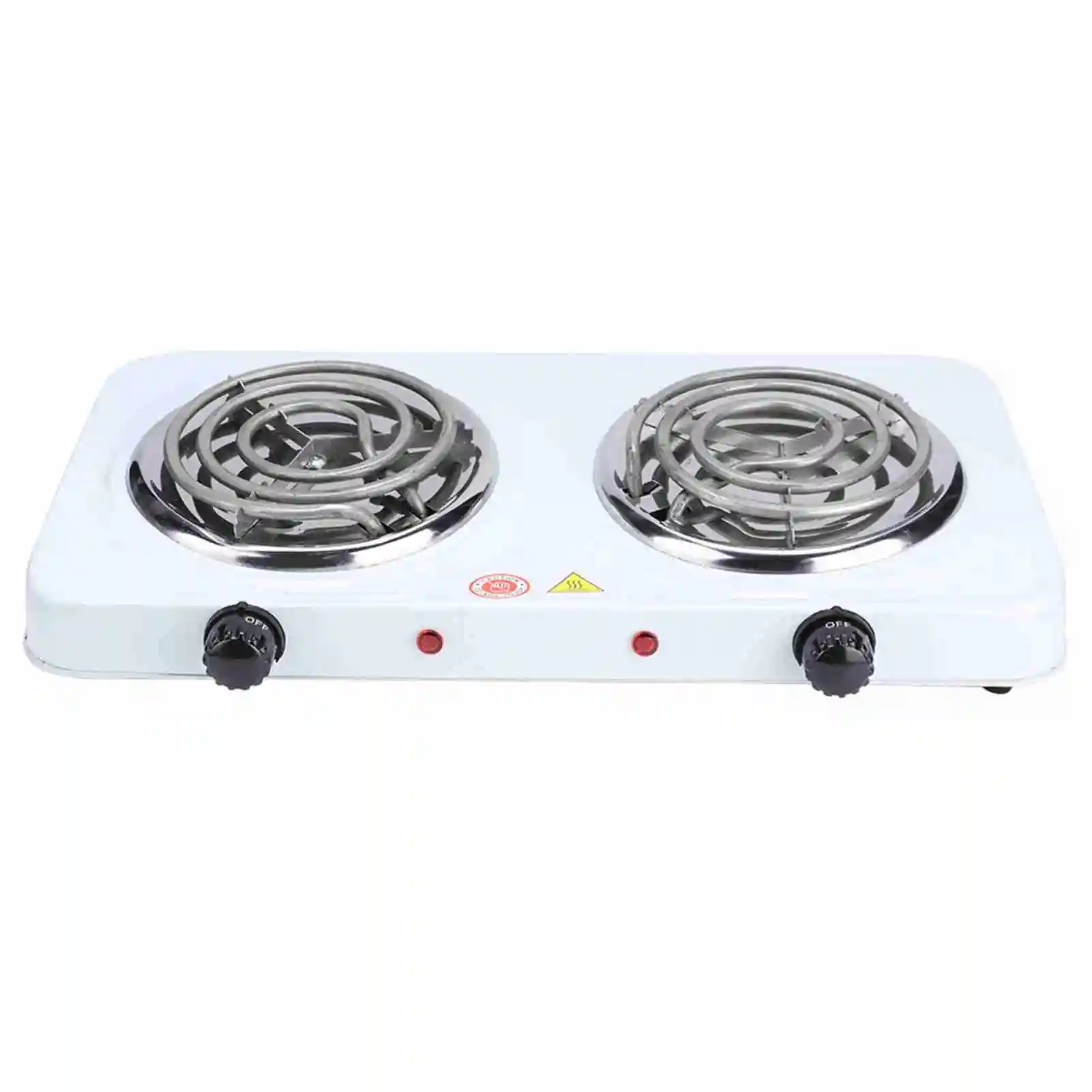 Electric Double Burners Hot Plate Countertop Buffet Stove Heating Plate Outdoor Stove EU Plug 220V