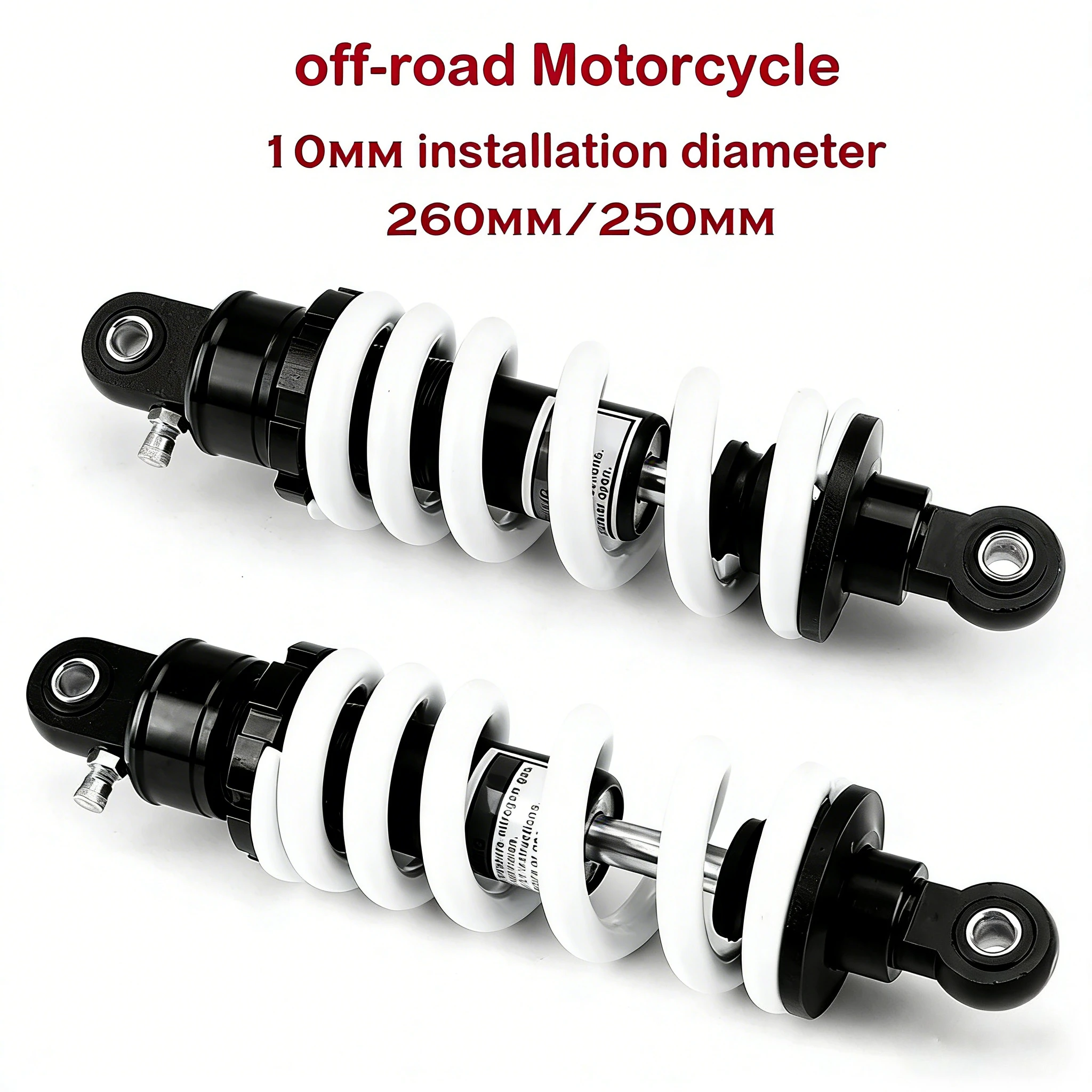 

Амортизатор задний для внедорожных мотоциклов 250/260 мм, регулируемый, из сплава, для питбайков, запчасти для мотоциклов