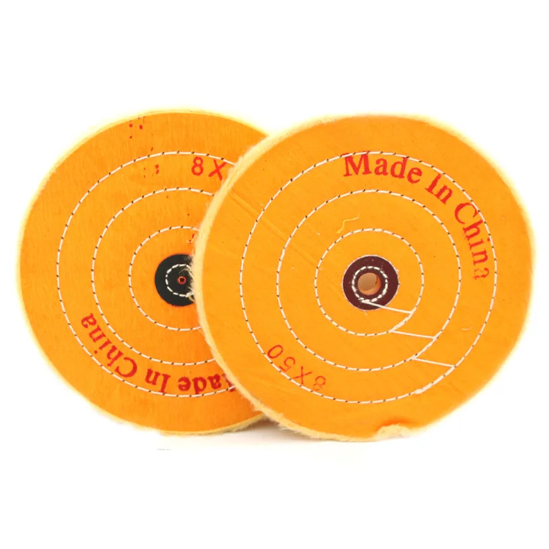 3-10 Inch Cloth Polishing Wheel Buffing Pads Abrasive Sanding Discs for Bench Grinder Jewelry Glass Woodworking 1pc