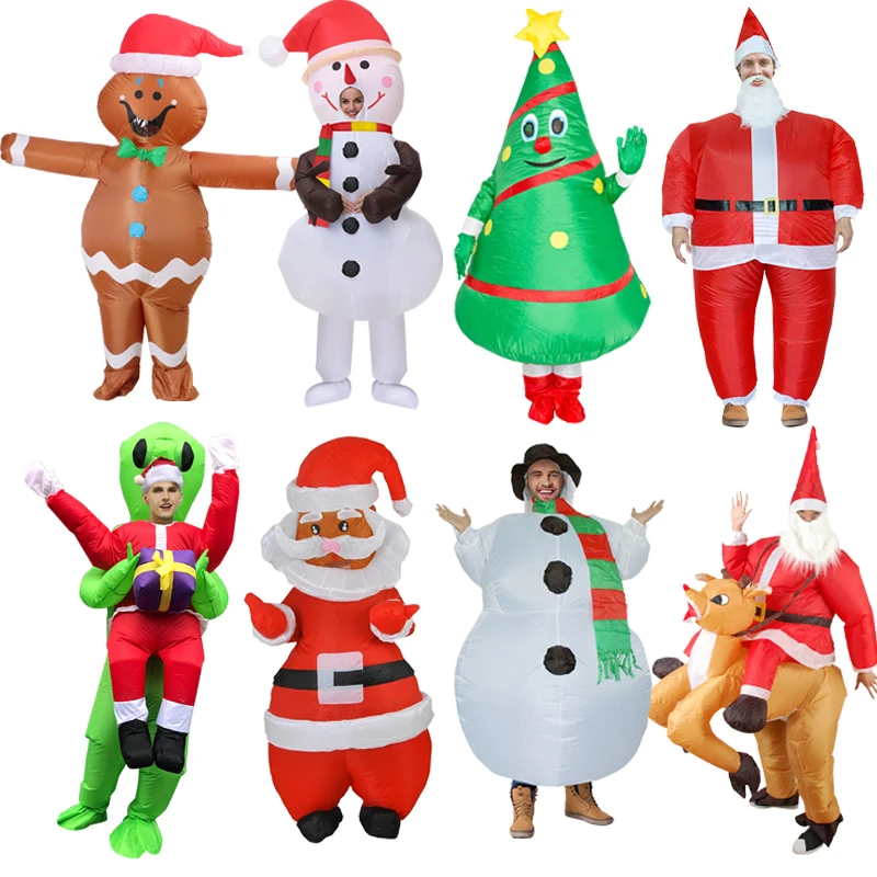 

Надувной костюм Санта-Клауса для костюмированной вечеринки