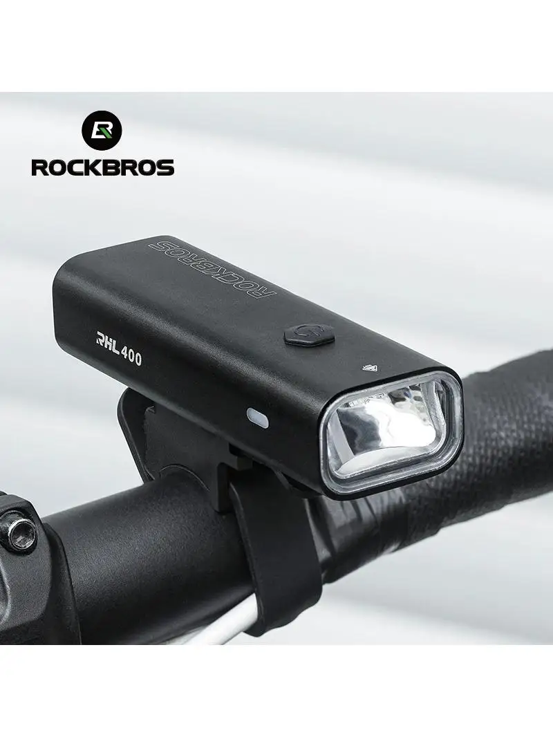 AliExpress ROCKBROS Bike Light 200/400/600/800/1000/1500LM Type-C Charging Bicycle Front Lamp Cycling Headlight Aluminum IPX6 Waterproof