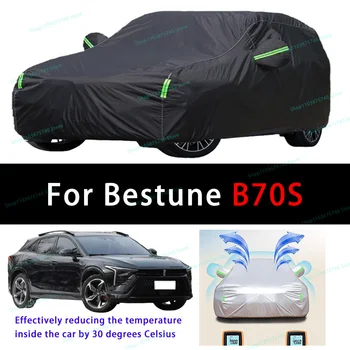 Bestune bune summer full car covers for outdoor sun uv protection dust cooling protector auto protective cover