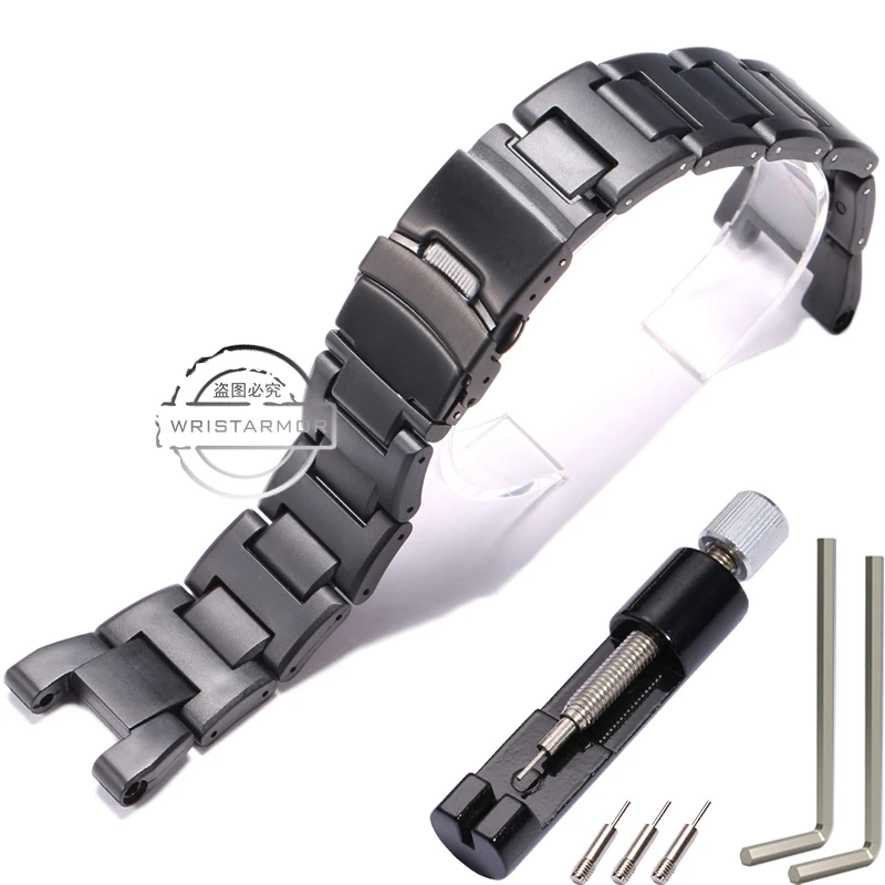 Plastic Steel Replacement Band for Casio GST-B100 GST-210 GST-S300 GST-S110 GST-S100 Strap Men's Sport Watch Accessories