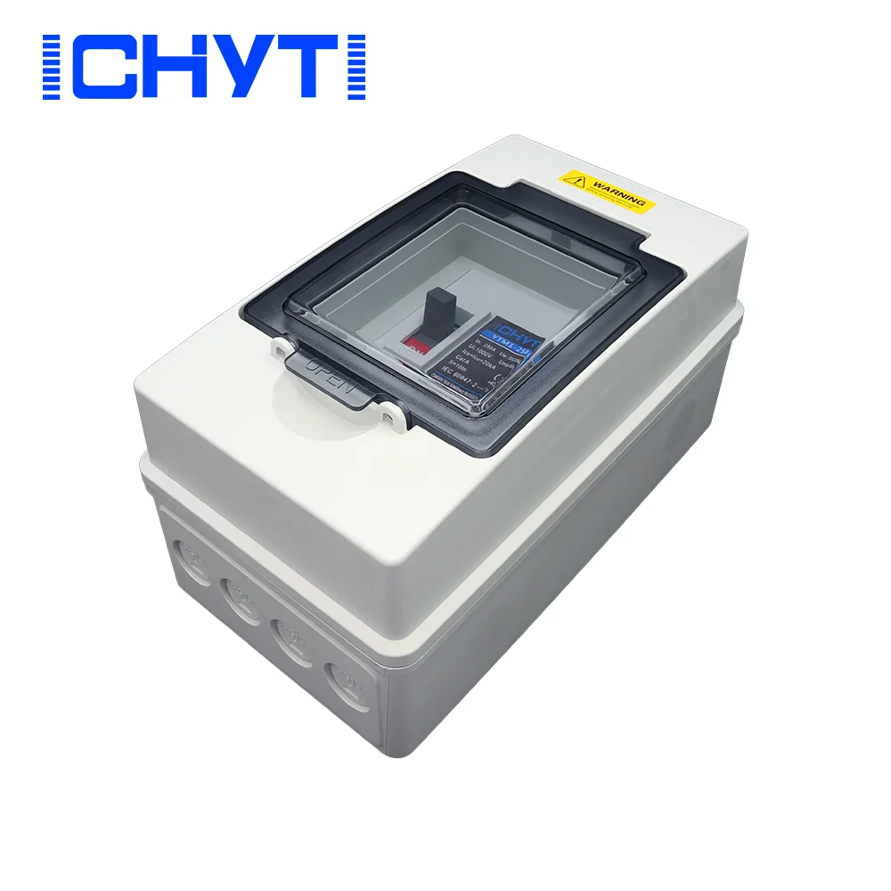 2 قطعة CHYT 1000 فولت قطاع دارة مصبوب مع صندوق تجميع بلاستيكي يوفر العزلة والحماية للأنظمة الشمسية. #5