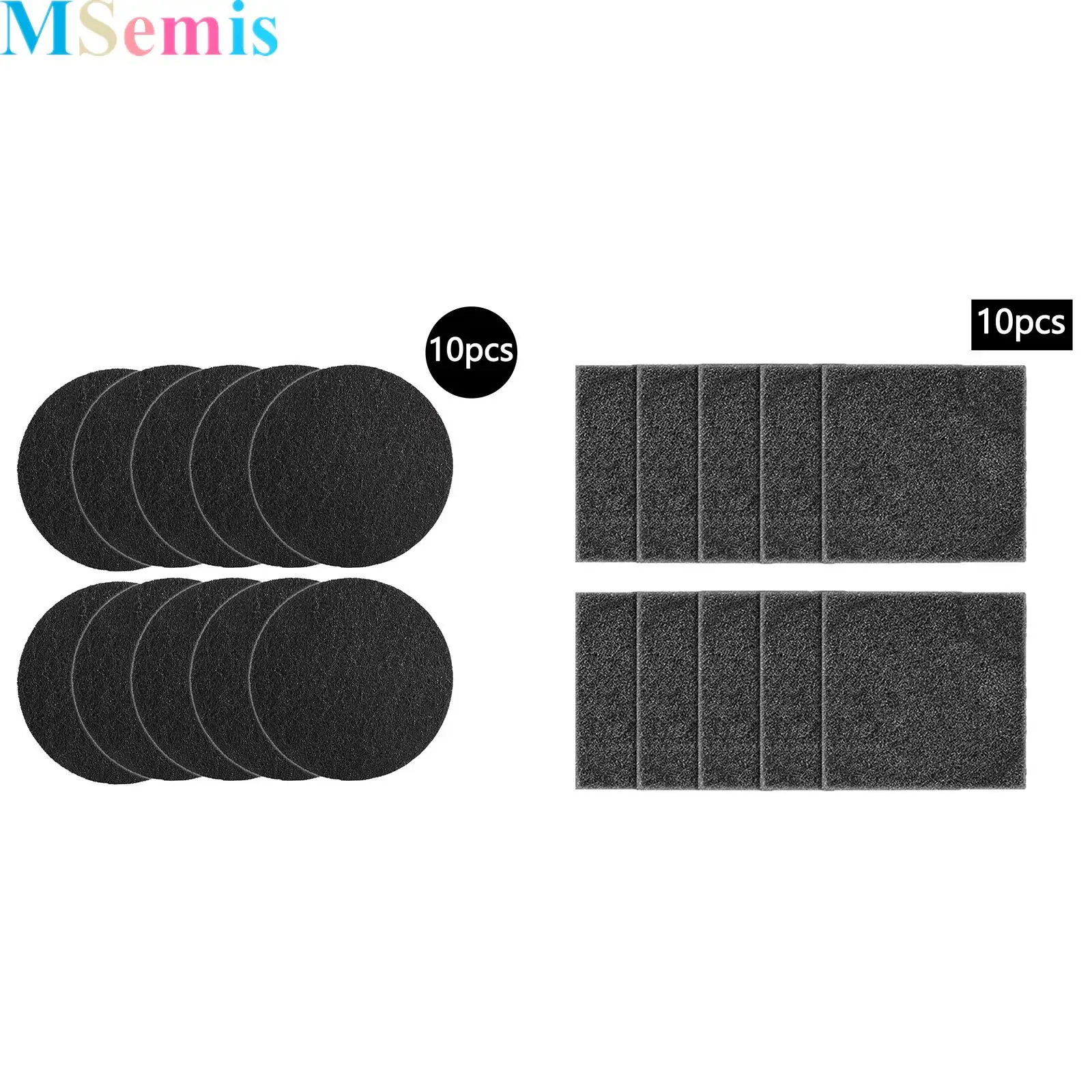 

10Pcs Charcoal Filters for Kitchen Compost Bin Deodorizing Adsorbing Pads for Kitchen Use Charcoal Home Bucket Refill Sets