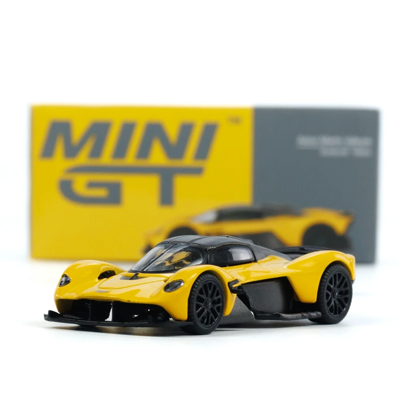 TSM MINIGT 1:64 Aston Martin Valkyrie Microalloy die cast model, adult decoration, boy toy, children's holiday birthday gift