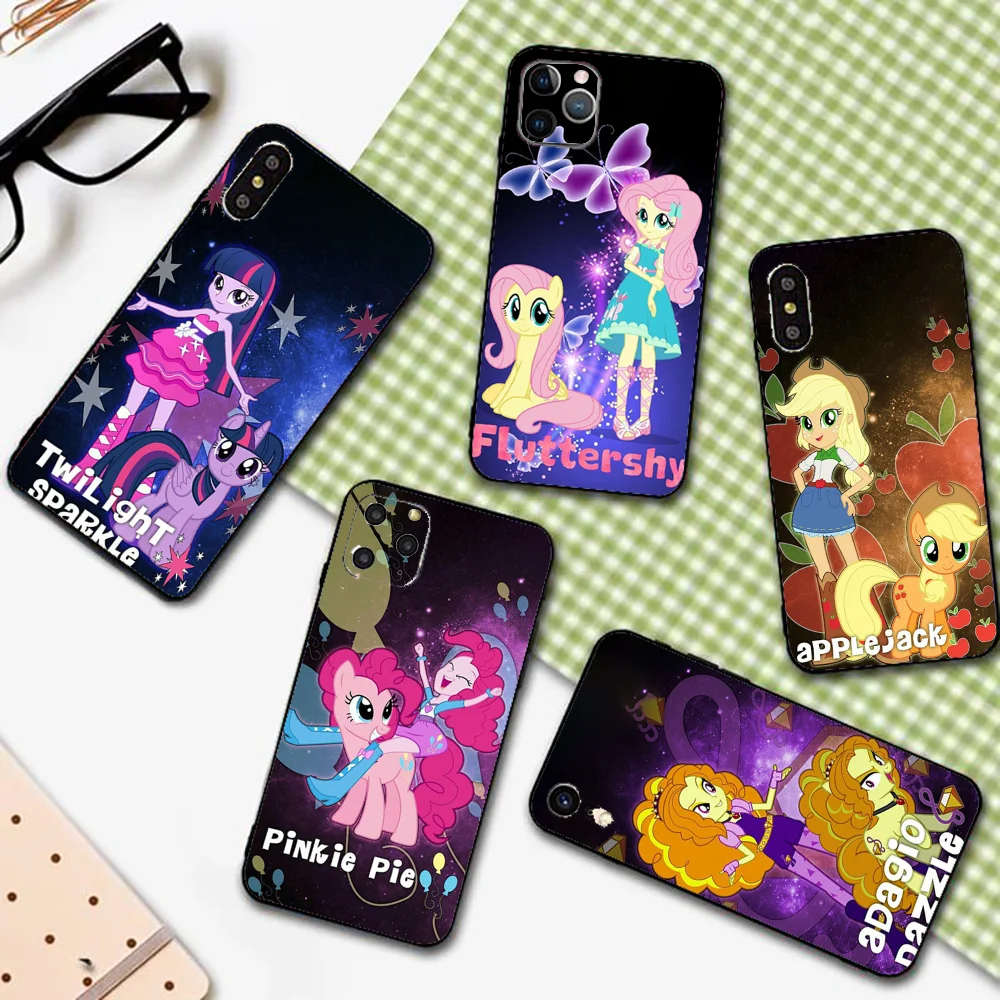 Cartoon M-My L-Little P-Pony Phone Case For Iphone 16 15 11 13 14 Pro Max 7 8 Plus X Xr Xs Max Se2020 12mini Cover Case