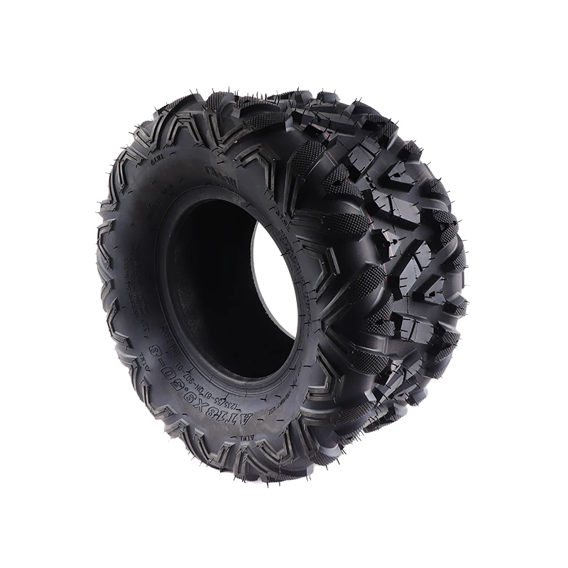 8 Inch Tubeless Tires - Front 19x7-8 Rear 18X9.50-8 Kart, ATV, UTV Dirt Bike Tires, Quad Dirt Buggy Road Tires