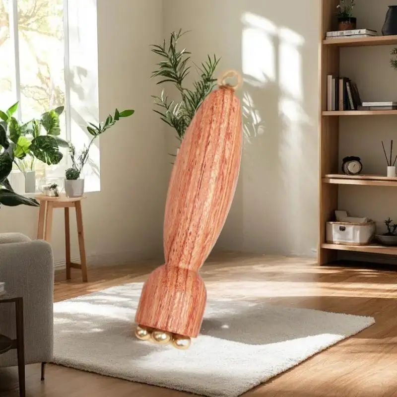 لوتس Seedpod المهنية غوا شا أداة النحاس خشب الورد تدليك الوجه العين الاسترخاء بقعة خطوط الطول نقطة الوخز يده العناية بالجمال #5